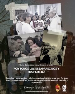 Oramos por quienes nos hacen falta